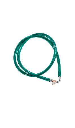 Cerradura 360 - Eslinga Acero para Candado 5mm x 1,0 mt. Forrada 