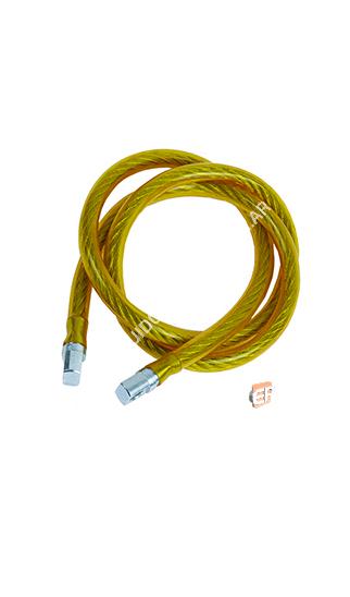 Cerradura 361 - Eslinga Acero para Candado 8mm x 1,2 mt. Forrada 