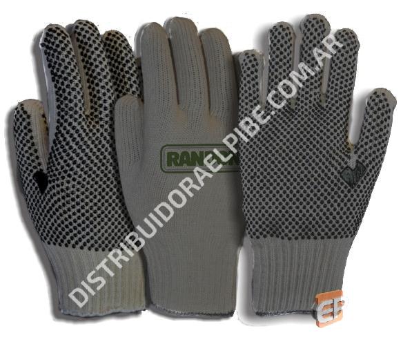 Guante Moteado Gris 1º Calidad Precio x Docena 