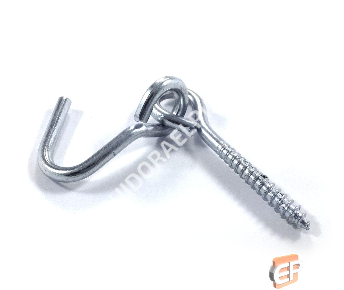Ganchos para Hamacas 1.60mm Con Piton ( 20 ) 