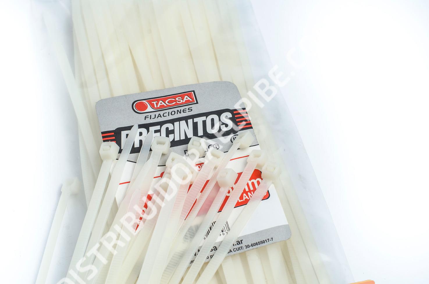 Precintos Nylon 7.6x750 (100) Natural 